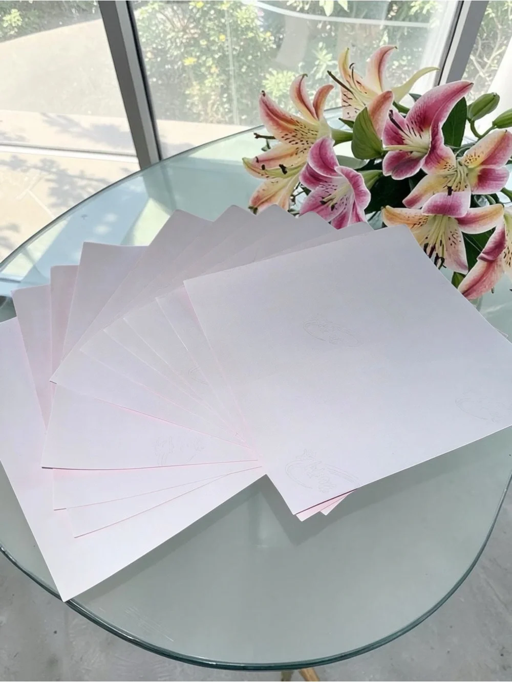 Handle With Care Light Pink Fragile Stickers 60 count